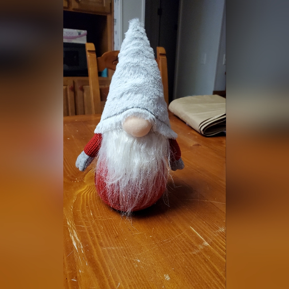 Holiday Gnome Christmas,  Valentines day. 11" Weighted bottom